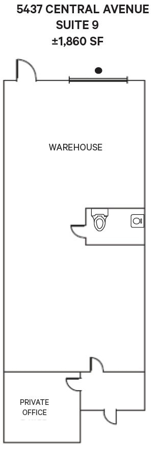 5409 Central Ave, Newark, CA à louer Plan d’étage– Image 1 sur 1