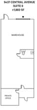 5409 Central Ave, Newark, CA à louer Plan d’étage– Image 1 sur 1