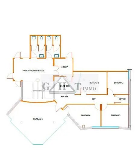 Bureau dans Noiseau à louer Plan d’étage– Image 1 sur 4