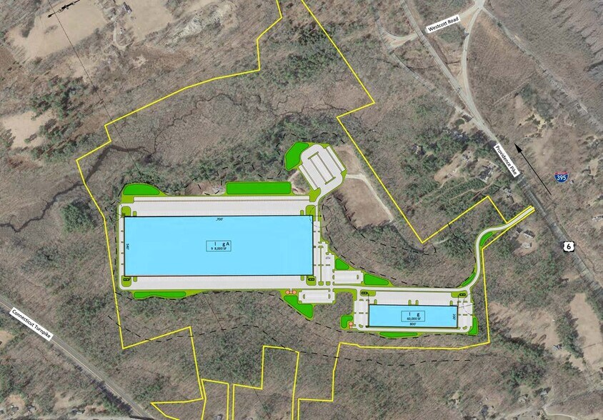 605 Providence Pike, Killingly, CT à louer - Plan de site – Image 1 sur 1