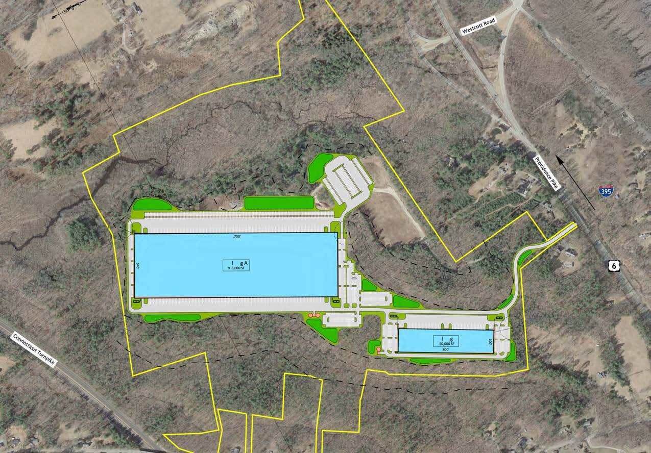 605 Providence Pike, Killingly, CT à louer Plan de site– Image 1 sur 2