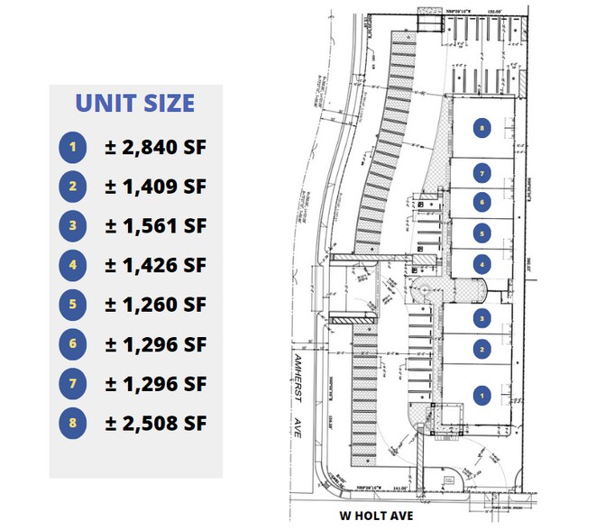 4288 Holt Blvd, Montclair, CA à louer - Plan de site – Image 2 sur 6