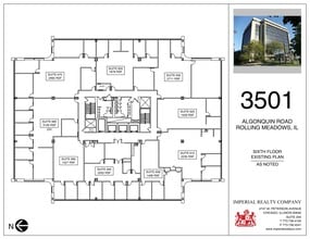 3501 Algonquin Rd, Rolling Meadows, IL à louer Plan de site– Image 1 sur 1