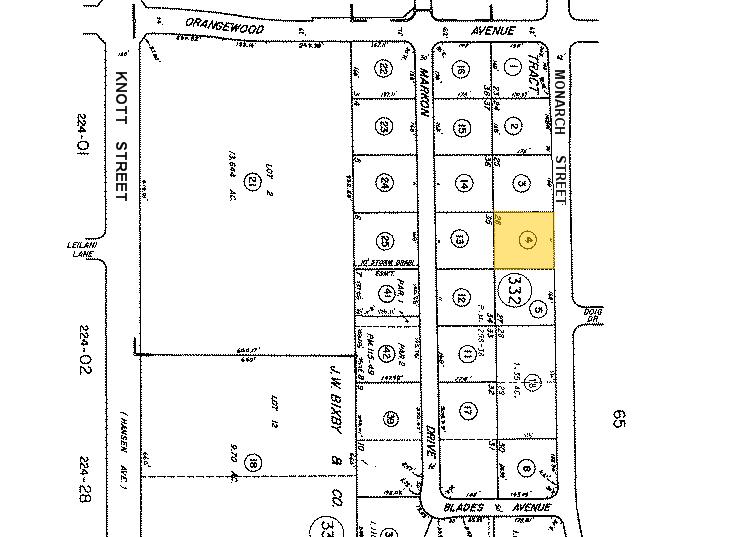 11621 Monarch St, Garden Grove, CA à louer - Plan cadastral – Image 3 sur 3