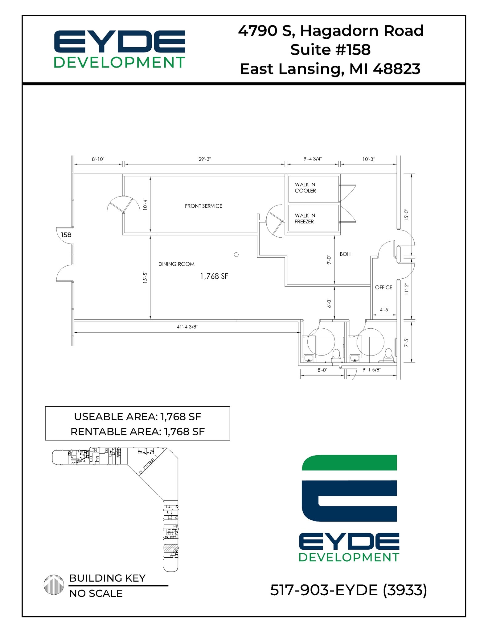 4790 S Hagadorn Rd, East Lansing, MI à louer Plan de site– Image 1 sur 1