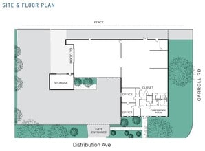 7355 Carroll Rd, San Diego, CA à louer Plan d’étage– Image 1 sur 1