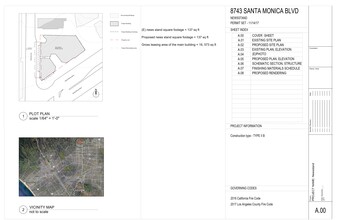 8729-8747 Santa Monica Blvd, West Hollywood, CA à louer Plan de site– Image 1 sur 1