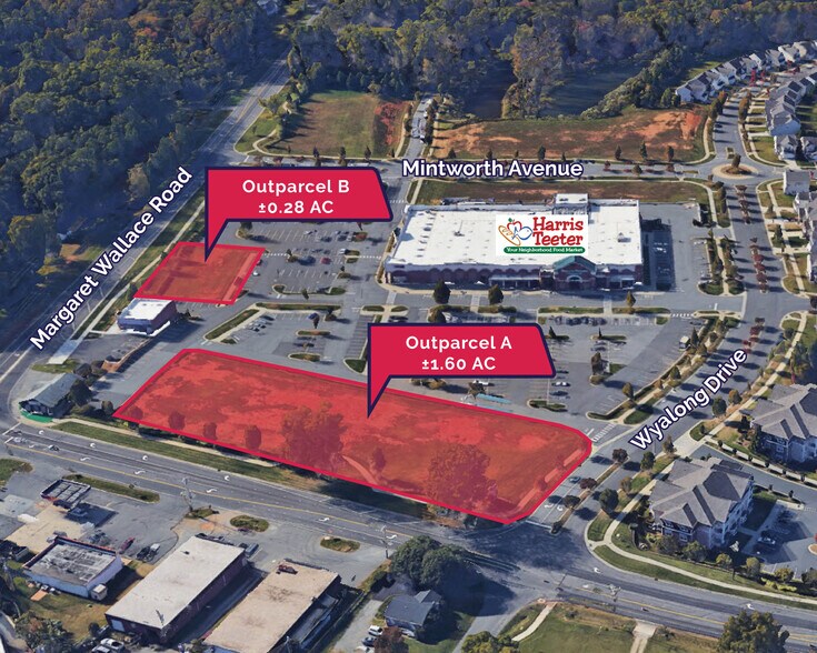 5706 Wyalong Dr, Charlotte, NC à vendre - Aérien – Image 3 sur 7