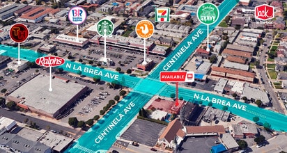 1000 N La Brea Ave, Inglewood, CA - VUE AÉRIENNE  vue de carte - Image1