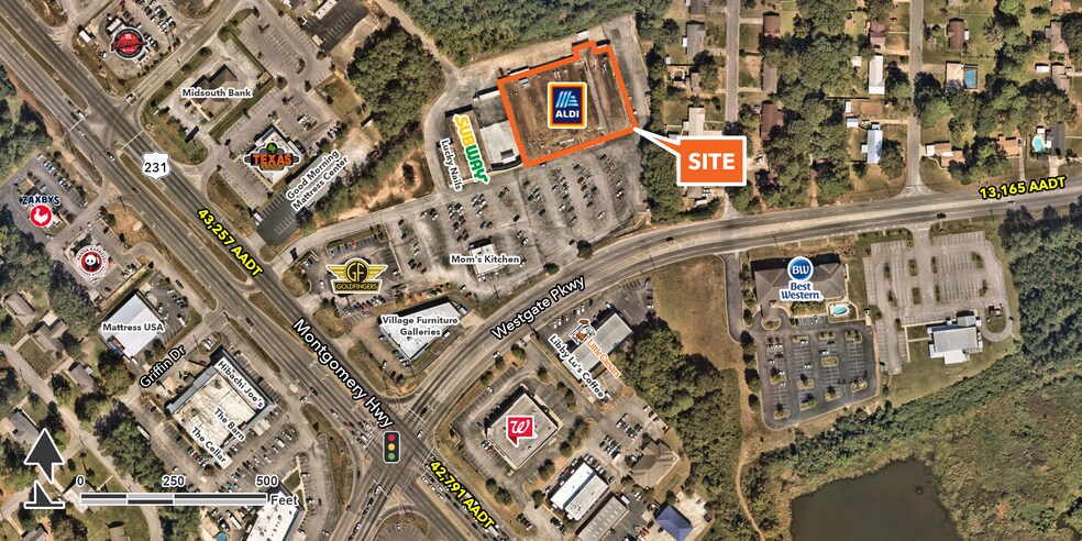 1555-1571 Westgate Pky, Dothan, AL à louer - Photo de l’immeuble – Image 1 sur 1