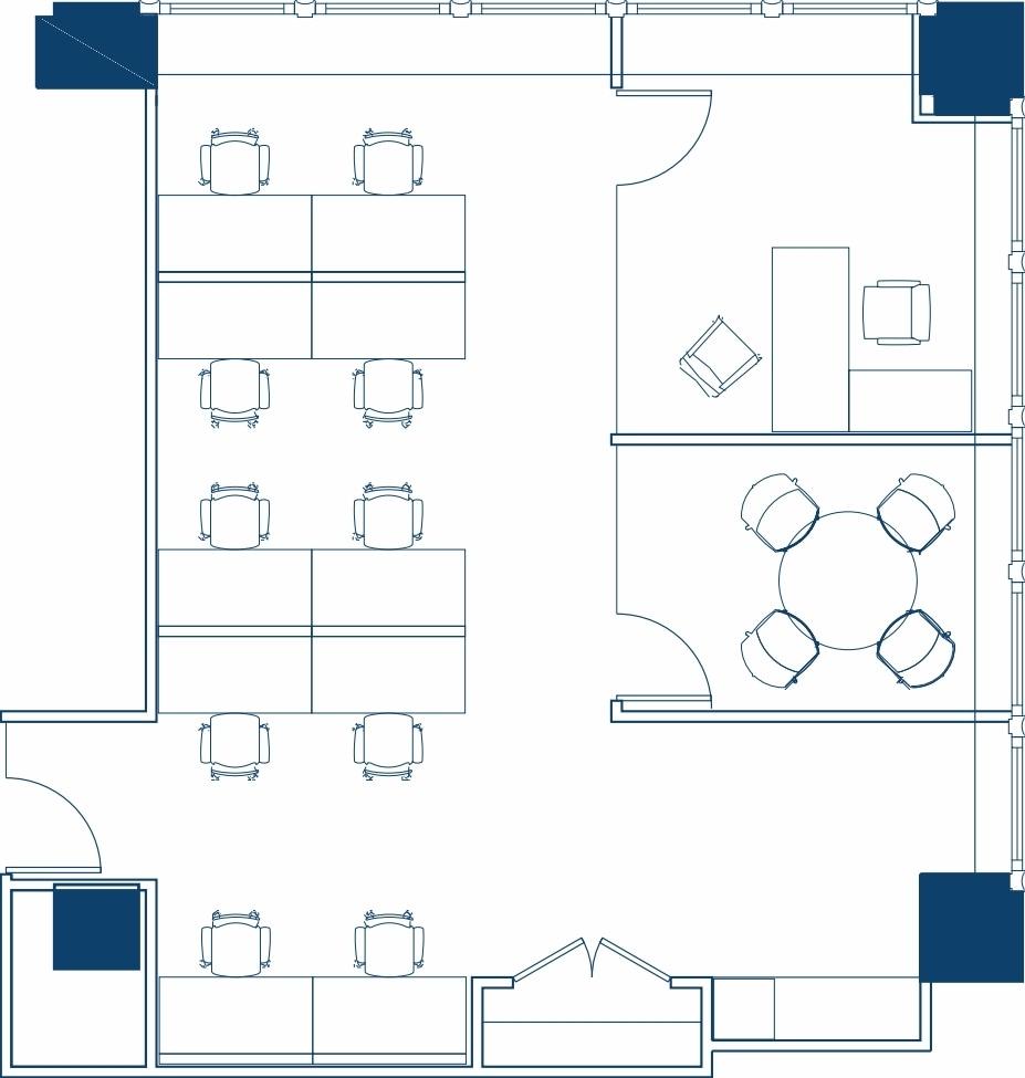 1120 Avenue of the Americas, New York, NY à louer Plan d’étage– Image 1 sur 1