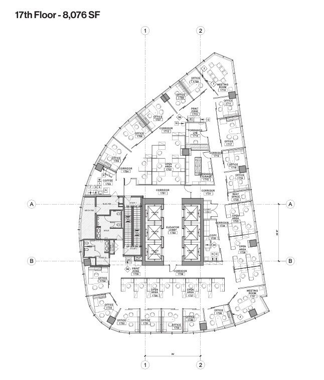 1021 W Hastings St, Vancouver, BC à louer Plan d’étage– Image 1 sur 1