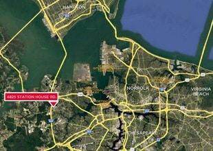 4825 Station House Rd, Chesapeake, VA à louer Carte– Image 2 sur 3