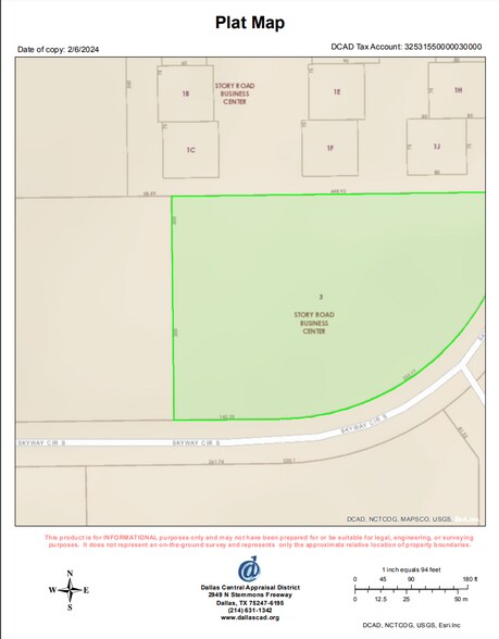 2900 W Skyway Cir, Irving, TX à vendre - Plan cadastral – Image 2 sur 2