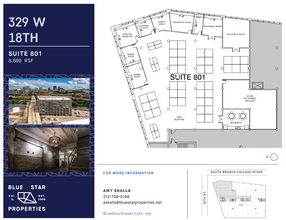 329 W 18th St, Chicago, IL à louer Plan d’étage– Image 1 sur 1