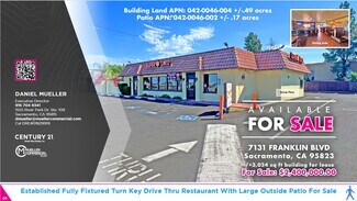 Plus de détails pour 7131 Franklin Blvd, Sacramento, CA - Local commercial à vendre