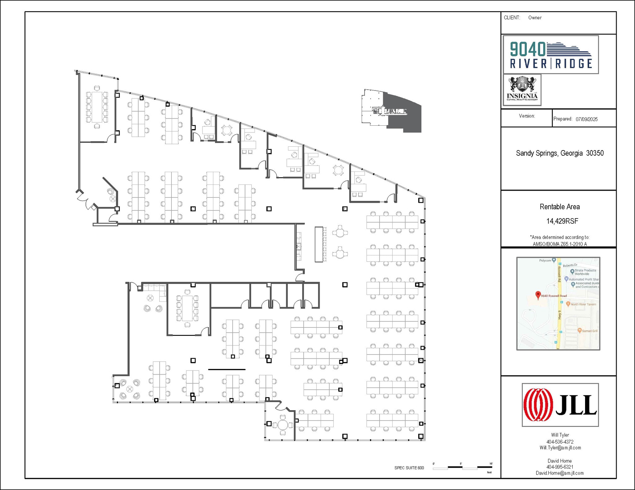9040 Roswell Rd, Atlanta, GA à louer Plan d’étage– Image 1 sur 1