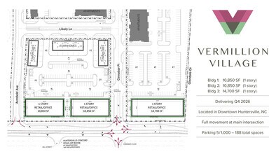 12145 Huntersville-Concord Rd., Huntersville, NC à louer Plan de site– Image 2 sur 3