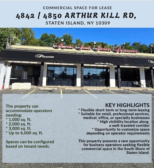 4842 Arthur Kill Rd, Staten Island, NY à louer - Photo principale – Image 1 sur 11