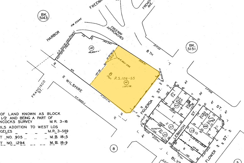 725 S Figueroa St, Los Angeles, CA à louer - Plan cadastral – Image 2 sur 16