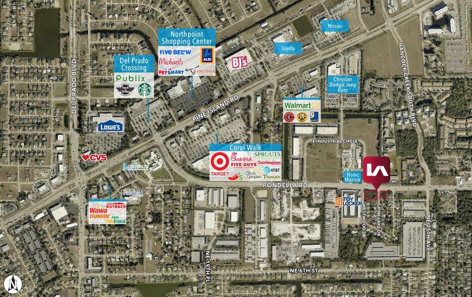 1212 westwood, Cape Coral, FL à vendre - Aérien – Image 2 sur 2