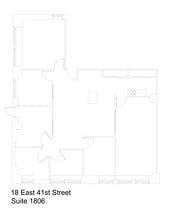 18 E 41st St, New York, NY à louer Plan de site– Image 1 sur 1
