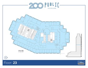 200 Public Sq, Cleveland, OH à louer Plan d’étage– Image 1 sur 1