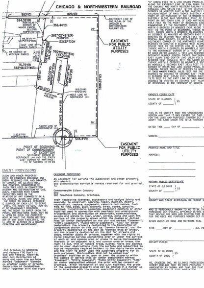 859 Old Kirk Rd, West Chicago, IL à vendre - Plan cadastral – Image 3 sur 3