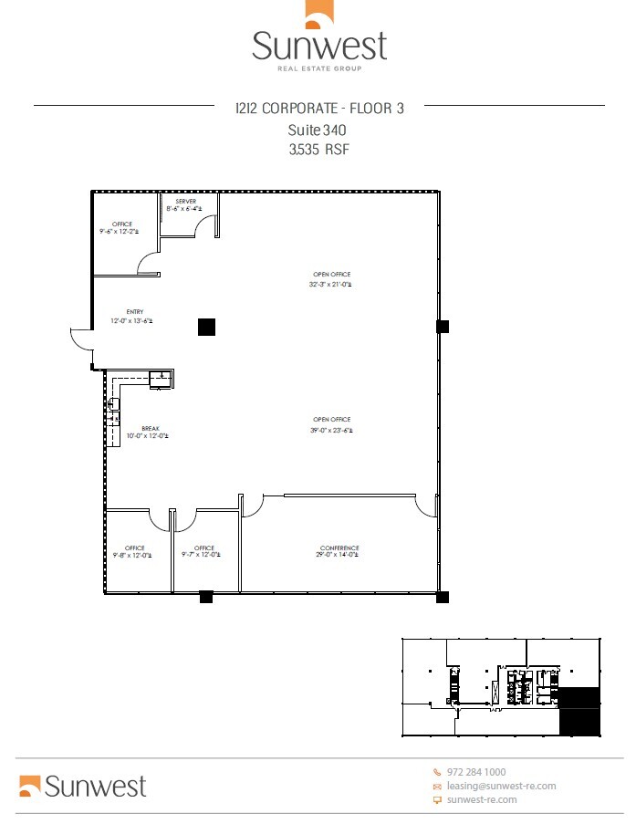 1212 Corporate Dr, Irving, TX à louer Plan d’étage– Image 1 sur 1