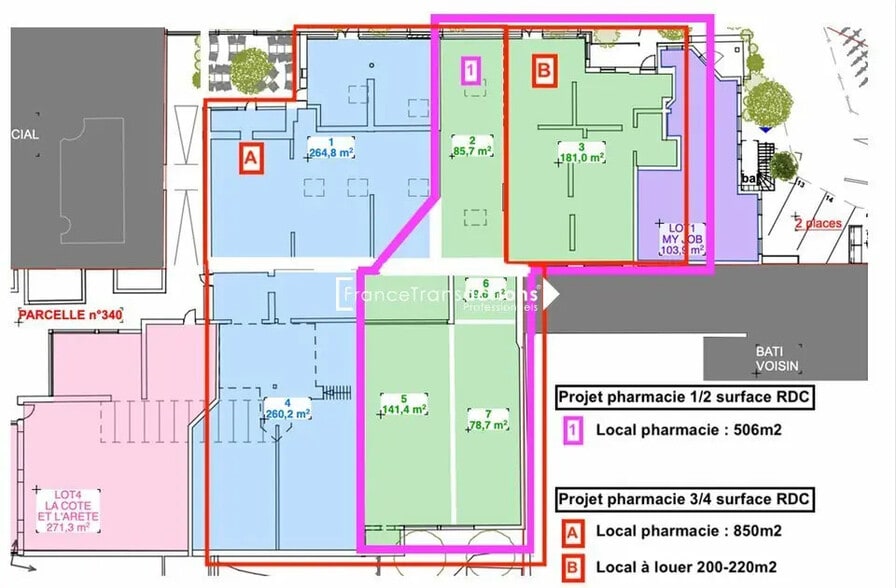 Local commercial dans Aucamville à louer - Photo de l’immeuble – Image 3 sur 3