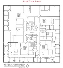 301 N Prairie Ave, Inglewood, CA à louer Plan d’étage– Image 1 sur 1