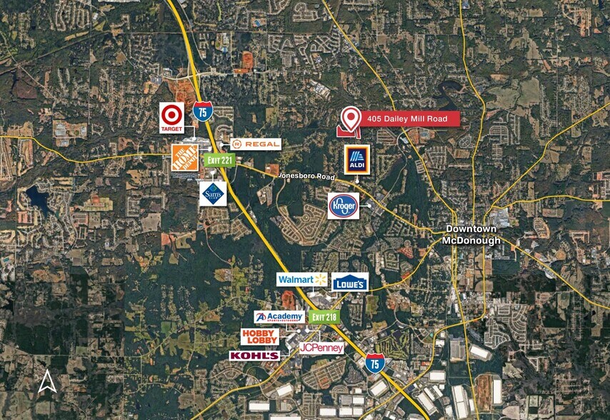 405 Dailey Mill Rd, McDonough, GA à vendre - Photo de l’immeuble – Image 2 sur 2