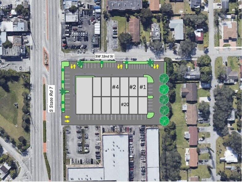 3190 S State Road 7, Miramar, FL à louer - Plan de site – Image 2 sur 5