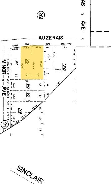 438 Auzerais Ave, San Jose, CA à louer - Plan cadastral – Image 2 sur 10