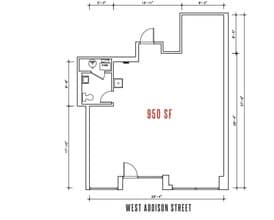 3601 N Southport Ave, Chicago, IL à louer Plan d’étage– Image 2 sur 2