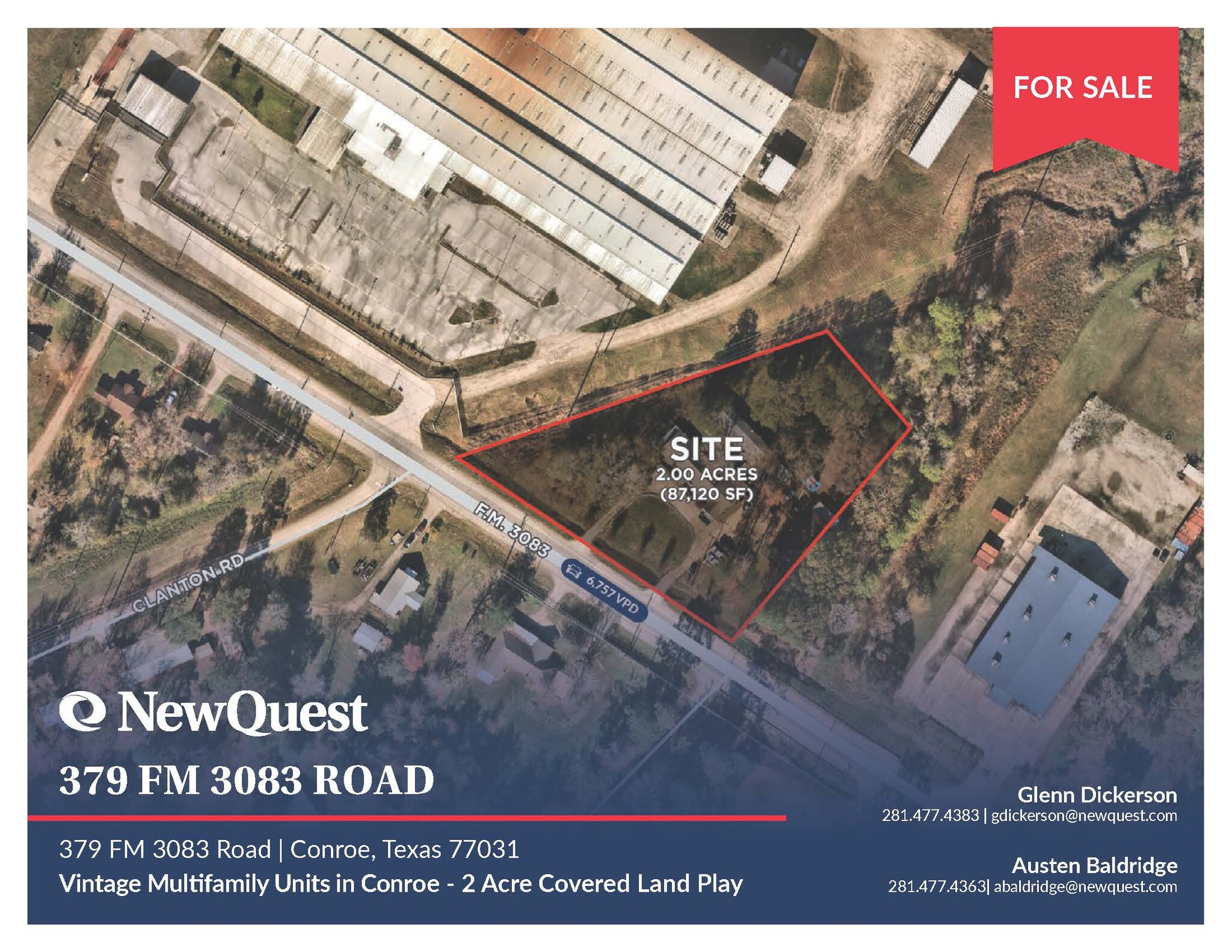 379 FM 3083 Rd, Conroe, TX à vendre Aérien– Image 1 sur 5