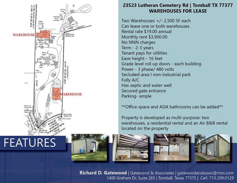 23523 Lutheran Cemetery Rd, Tomball, TX à louer - Photo de l’immeuble – Image 2 sur 12