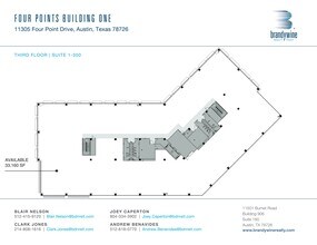 11305 Four Points Dr, Austin, TX à louer Plan de site– Image 1 sur 1