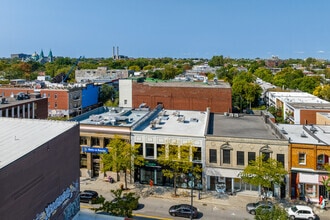 1807-1809 Av Du Mont-Royal E, Montréal, QC - VUE AÉRIENNE  vue de carte