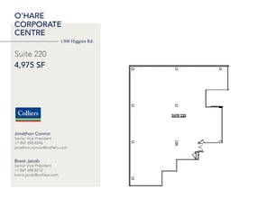 1300 Higgins Rd, Park Ridge, IL à louer Plan d’étage– Image 1 sur 1