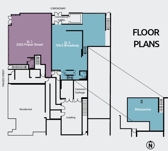 706 Broadway E, Vancouver, BC V5T 1X9 - Lot SL1 -  - Plan d’étage - Image 1 of 1