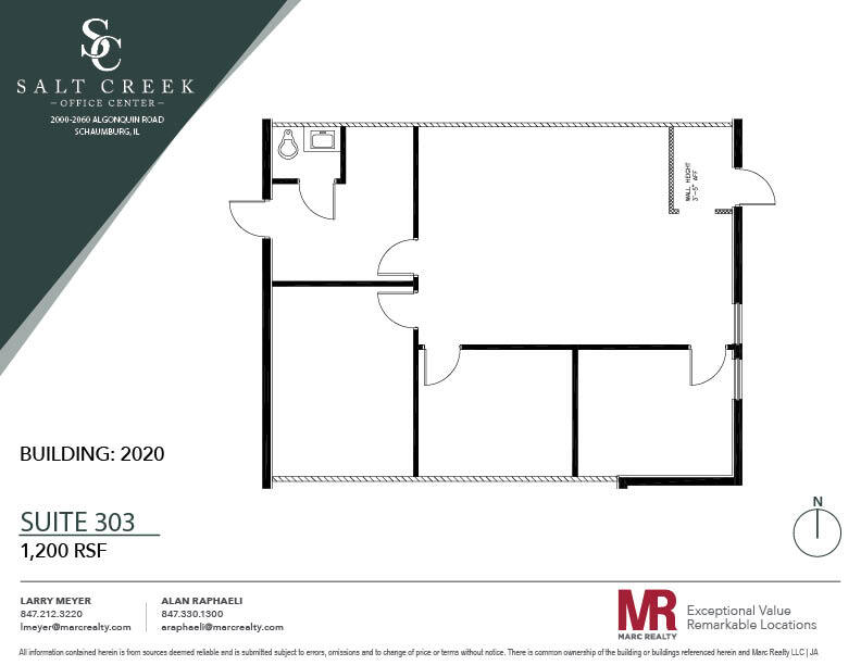 2010 E Algonquin Rd, Schaumburg, IL à louer Plan d’étage– Image 1 sur 1