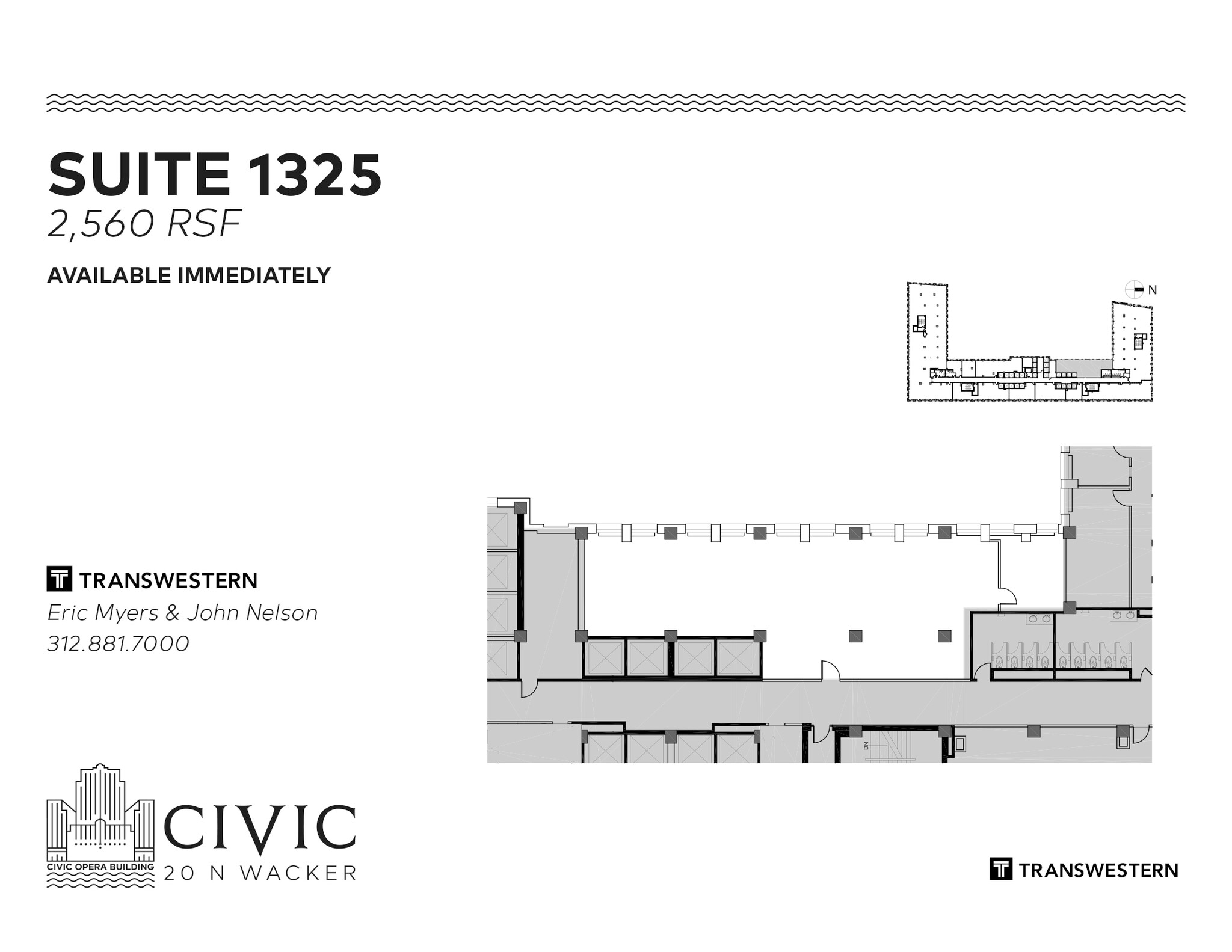 20 N Wacker Dr, Chicago, IL à louer Plan d’étage– Image 1 sur 1