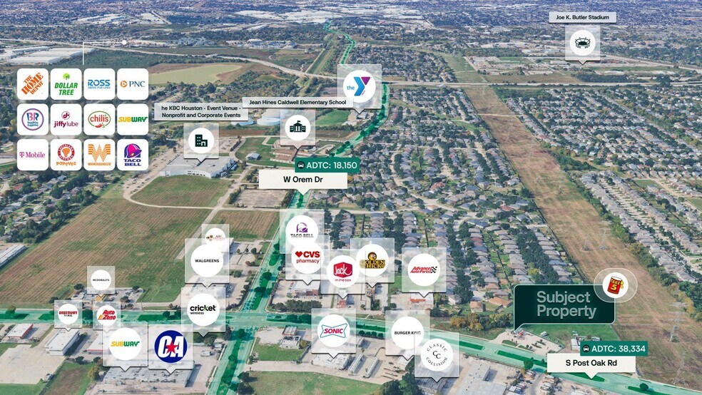 13500 S Post Oak Rd, Houston, TX à vendre - Photo de l’immeuble – Image 2 sur 3