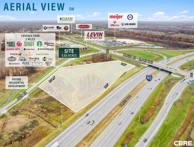 Avon Rd & Nagel Rd, Avon, OH à vendre - Aérien – Image 2 sur 8