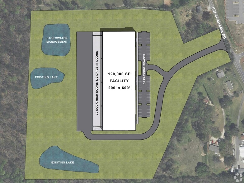 6073 Old Alabama Rd, Acworth, GA à louer - Plan d’étage – Image 3 sur 6