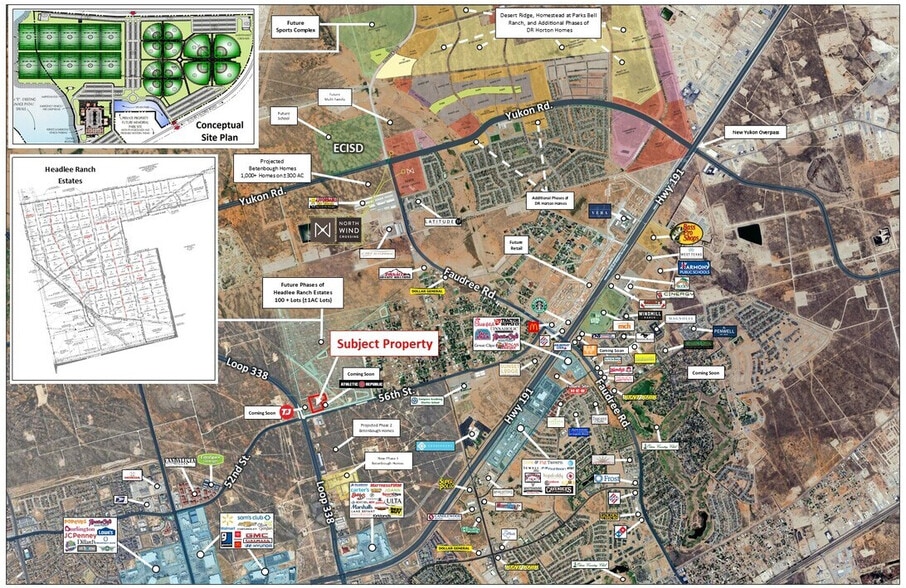 East 56th Street, Odessa, TX à vendre - Aérien – Image 2 sur 2