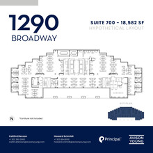 1290 Broadway, Denver, CO à louer Plan d’étage– Image 1 sur 2