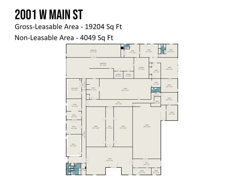 2001 W Main St, Yadkinville, NC à vendre - Plan d’étage – Image 2 sur 54
