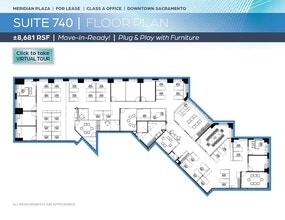 1415 L St, Sacramento, CA à louer Plan d’étage– Image 1 sur 1